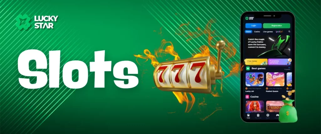 Overview of available slots at Lucky Star Casino